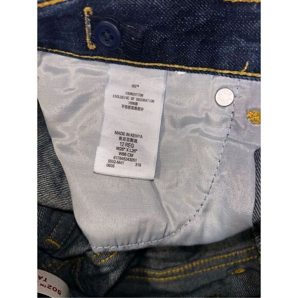 Levi’s 502 regular taper jeans size 12 youth - Picture 4 of 6